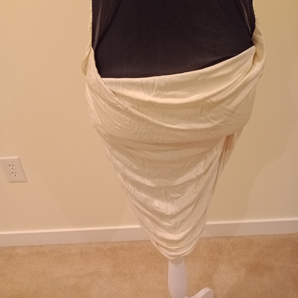 RACHEL Rachel Roy Cream Backless Dress - Picture 6 of 6